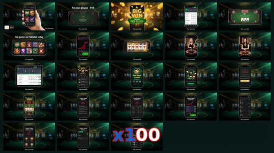 Main screen of X100 bet page for PK players