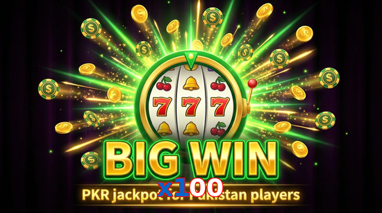 Big win animation on X100 slot game